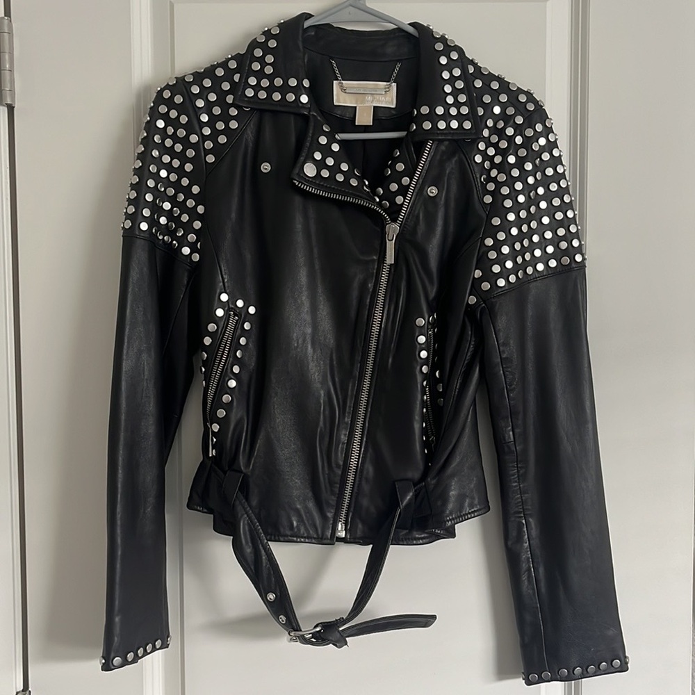 Studded Leather Jacket